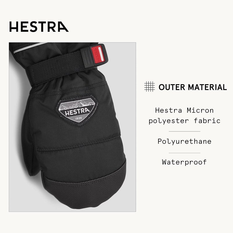 Hestra CZone Junior Mitt (Youth 2-13yrs) I Waterproof, Insulated Kids Mitten for Skiing, Snowboarding or Playing in The Snow - Image 3